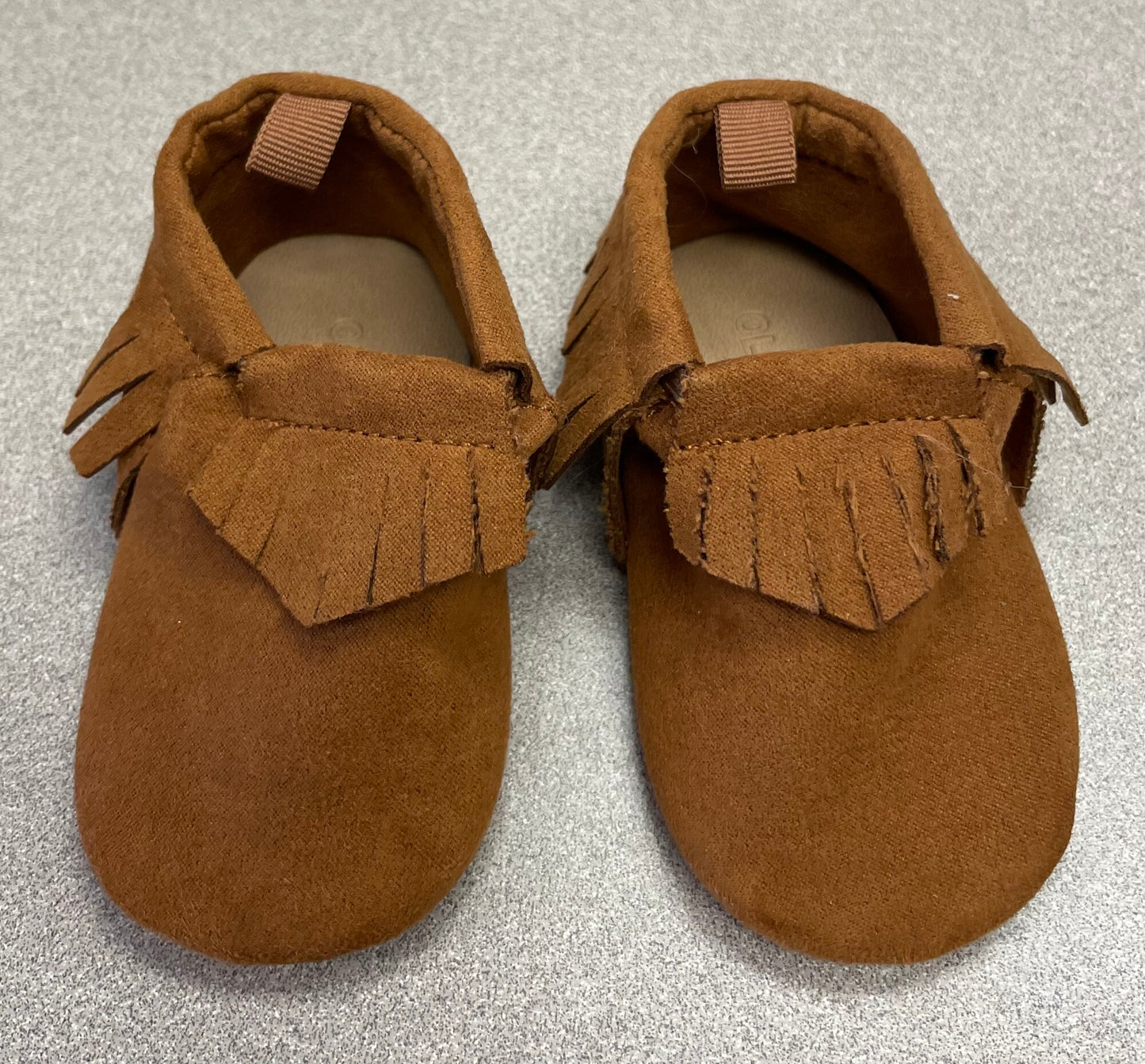 Brown  Old Navy Moccasin, 3-6M