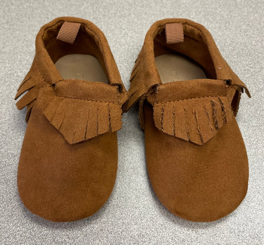 Brown  Old Navy Moccasin, 3-6M