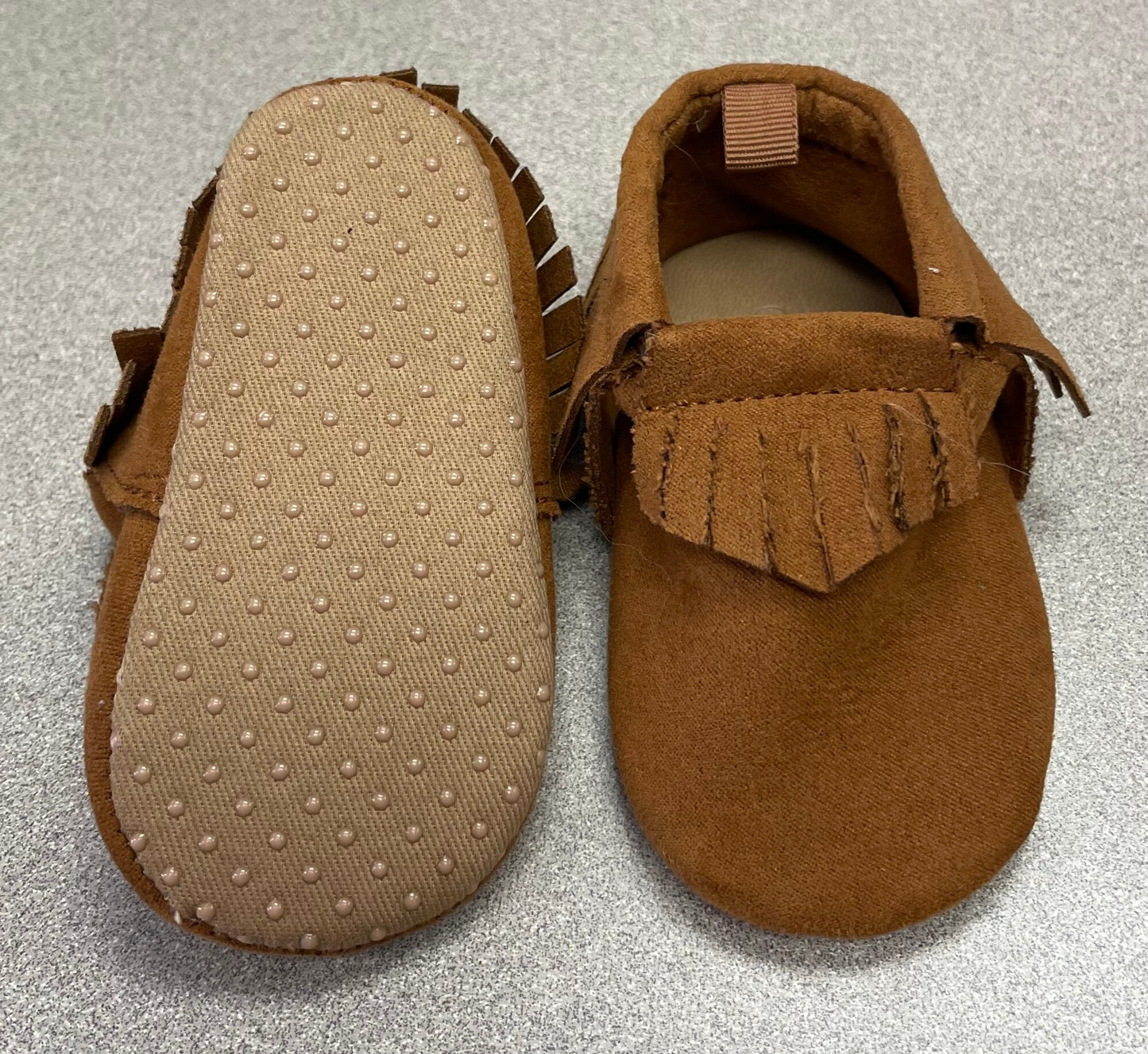 Brown  Old Navy Moccasin, 3-6M