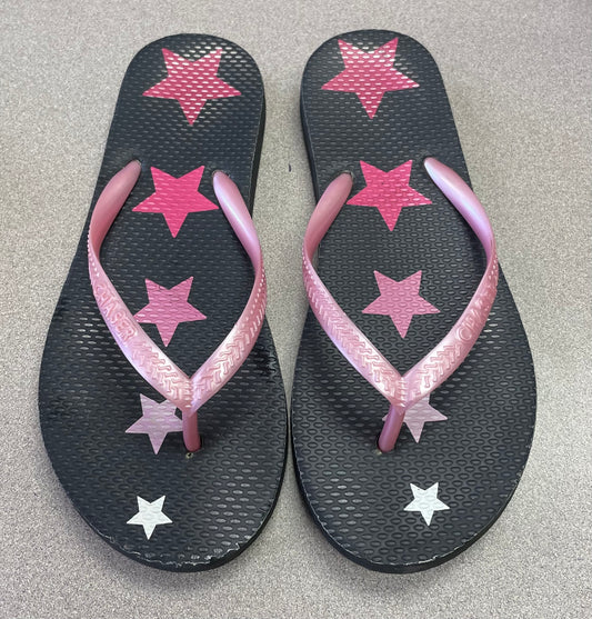 Black  Chaser Flip Flop, 3-4Y
