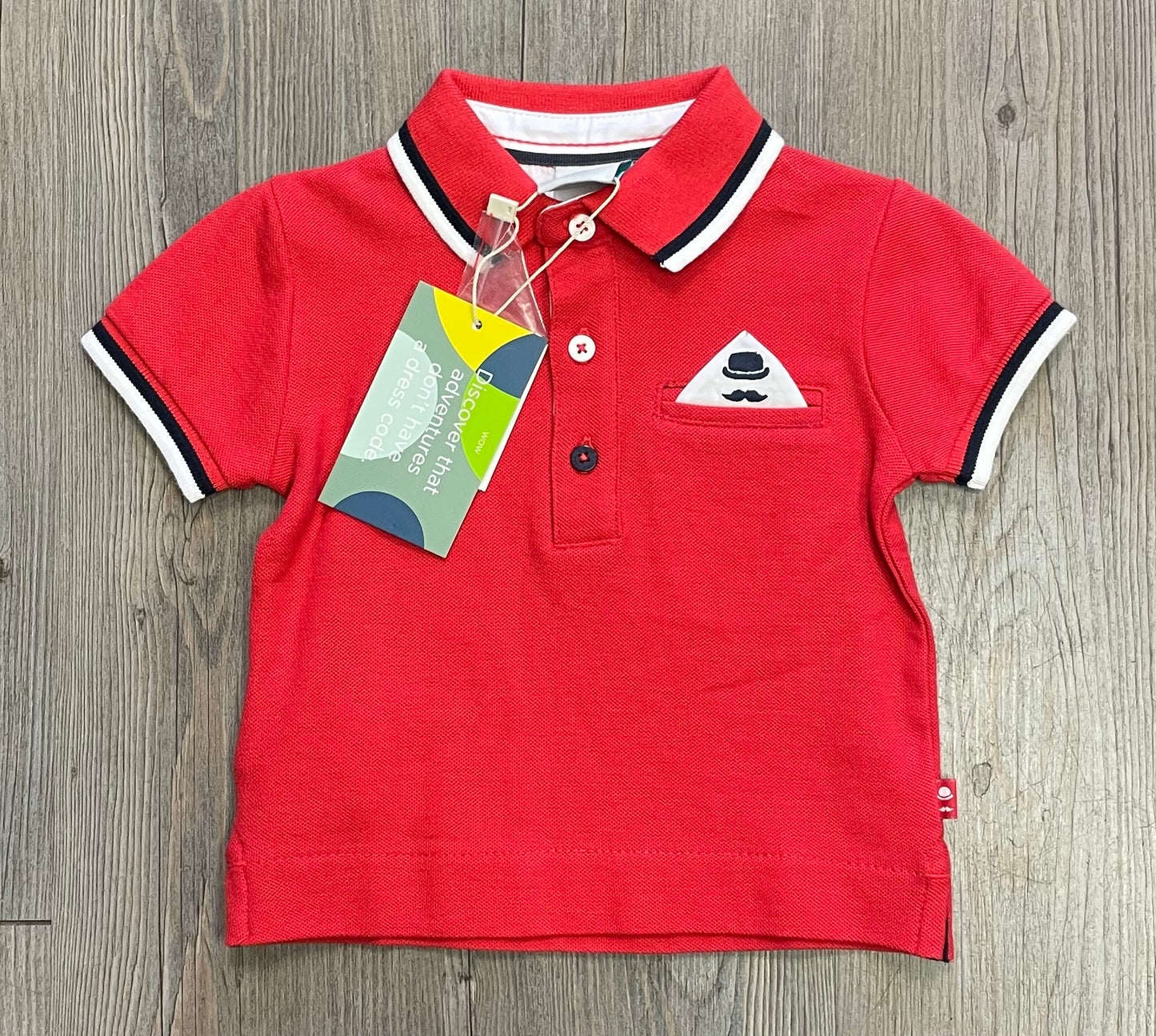 Red  Boboli Polo, 12M