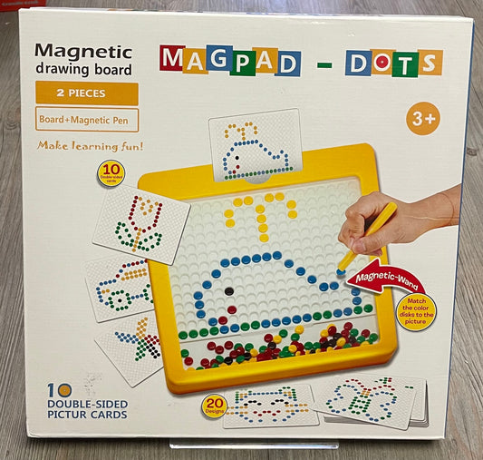 Yellow  Magpad - Dots, NEW