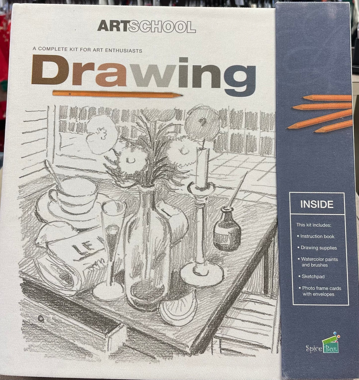 Multi  SpiceBox DrawingArtschool, Pre-owned