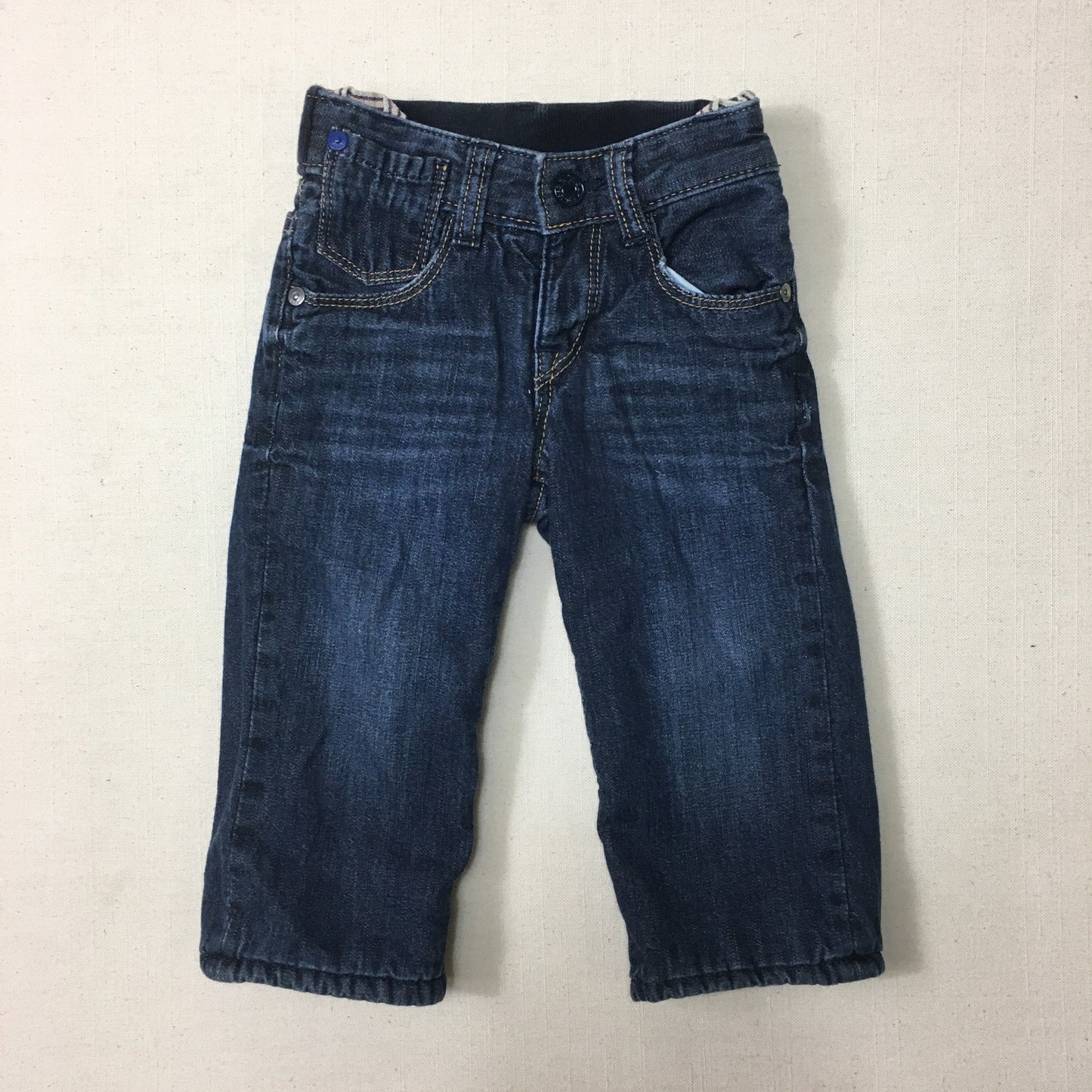Blue  Gap Lined Jeans, 12-18M