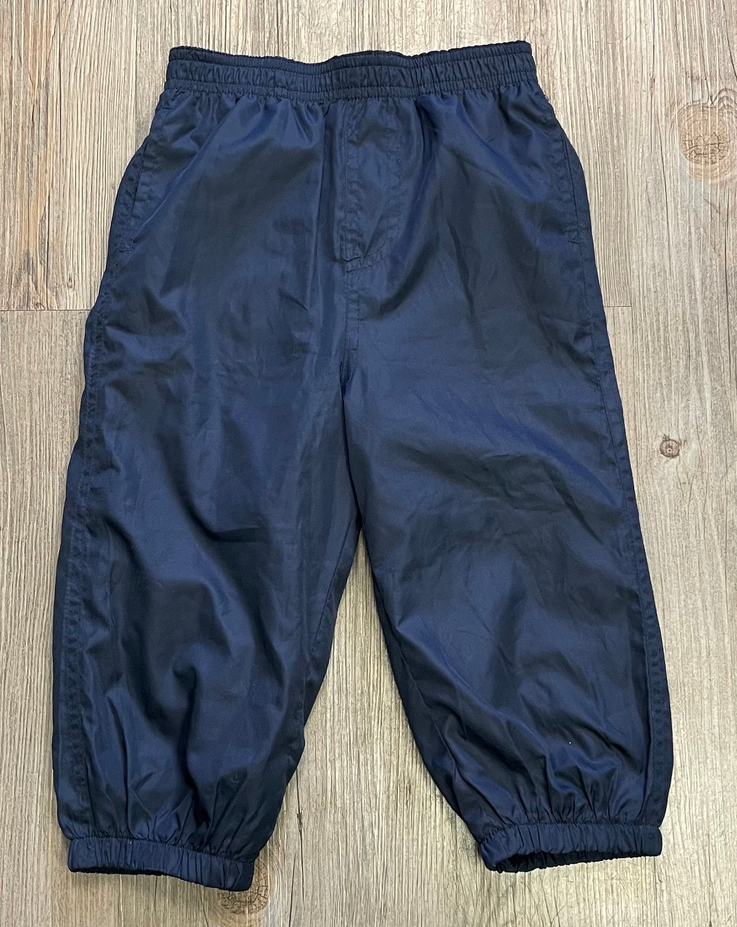Navy  Atlethic Lined Pants, 12-18M