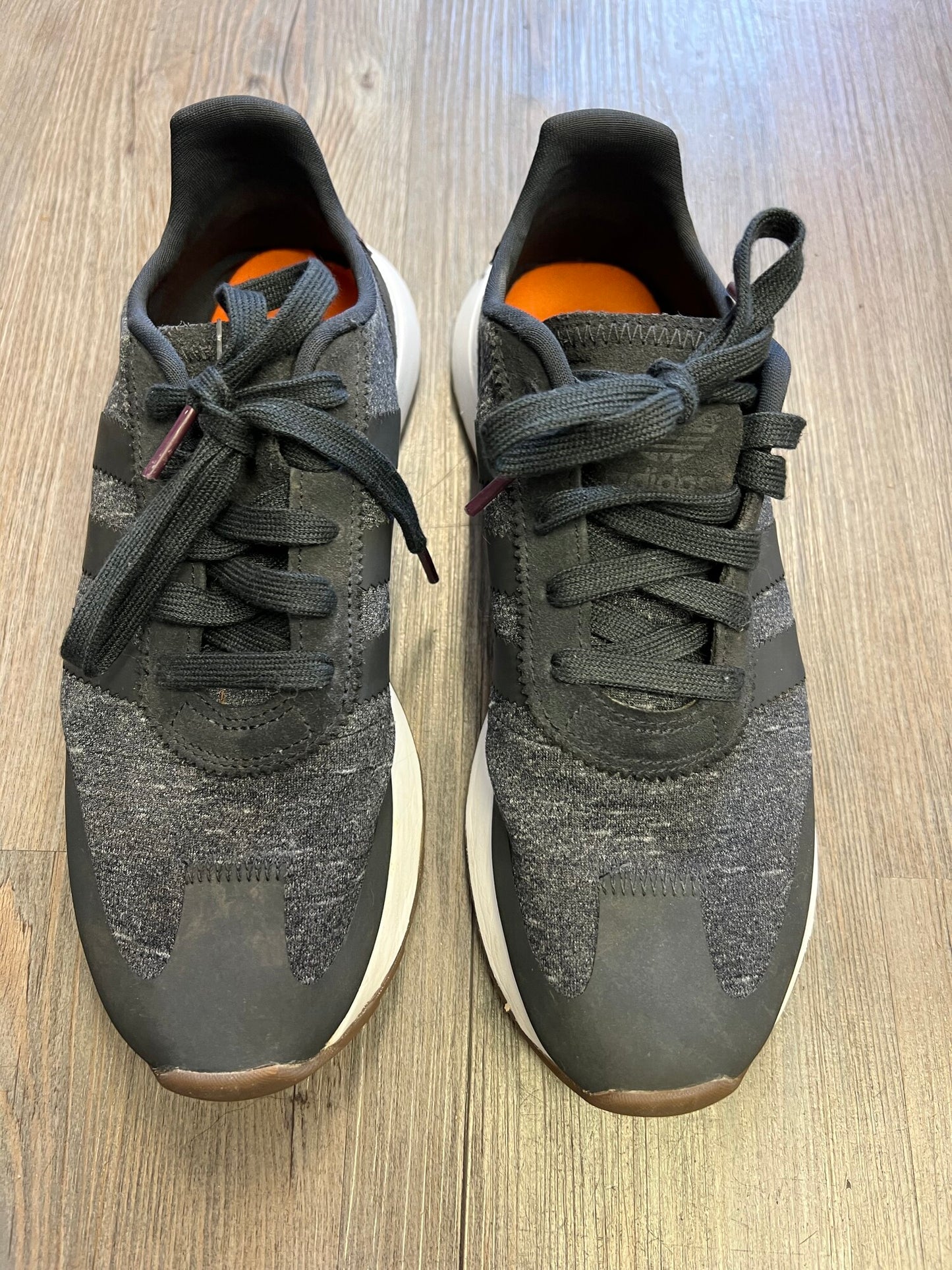 Grey  Addidas Running Shoes, 8Y