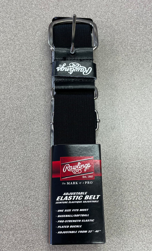 Black  Rawling Elastic Belt, One Size