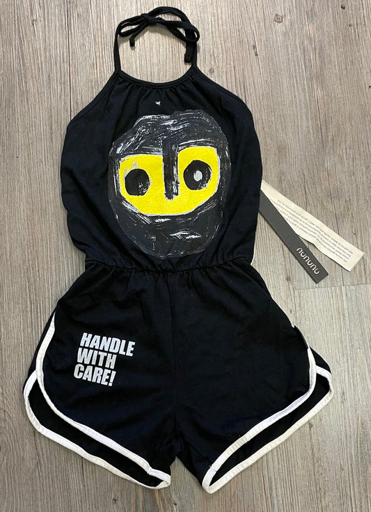 Black  NUNUNU Romper, 3-4Y