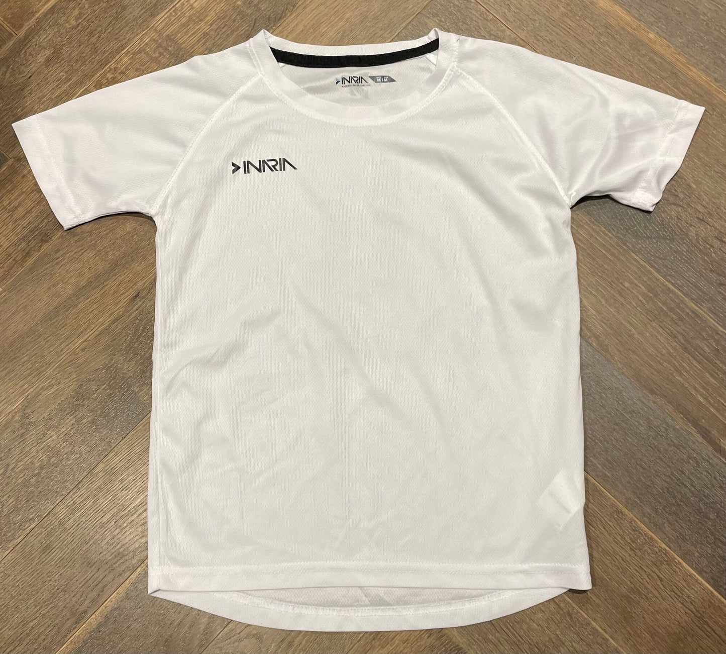 White  Inaria Soccer Tee, 8-9Y