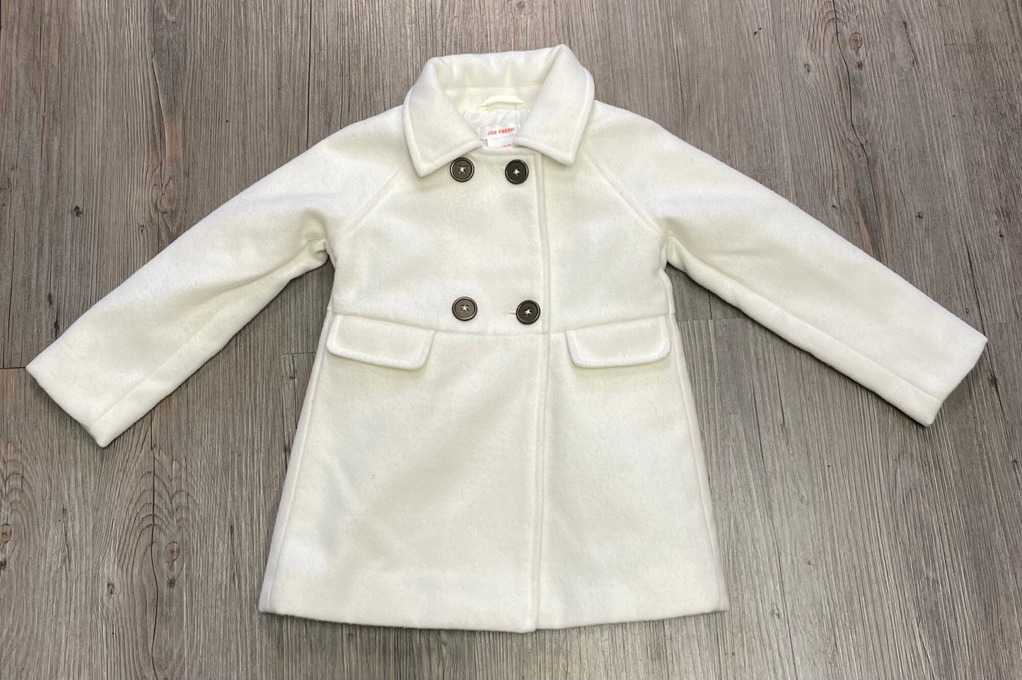 White  Joe Fresh Dress Coat, 18-24M