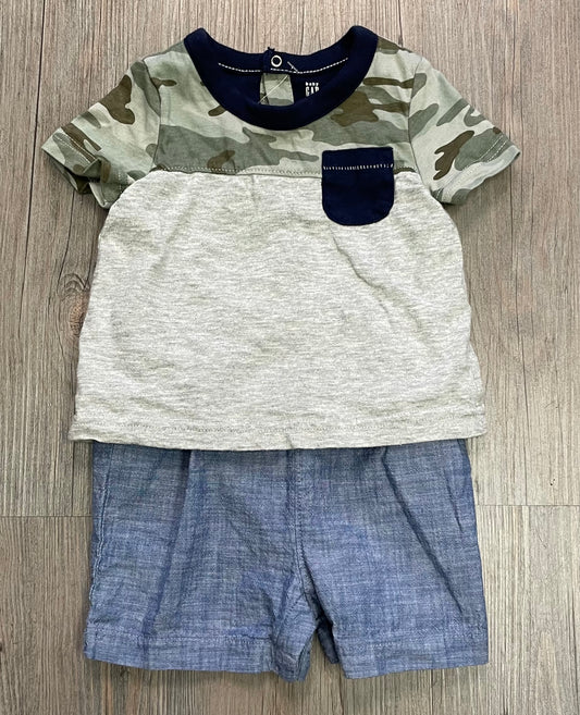 Camo  Gap Romper, 6-12M