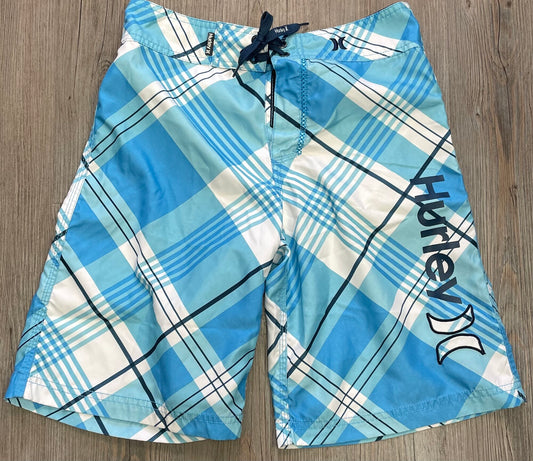 Blue  Hurley Swimming Trunk, 12Y