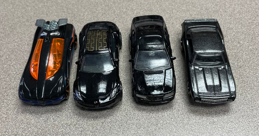 Multi  Hotwheels Cars, 4pc