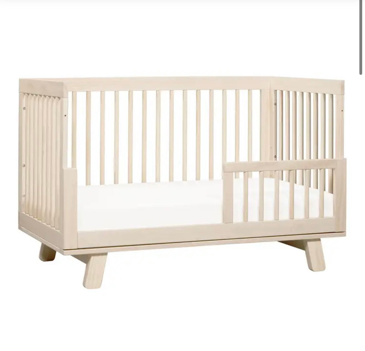Natural  Babyletto Hudson Crib/Tod, 3 In 1