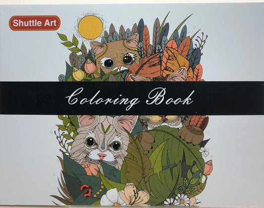 Multi  Shuttle Art Coloring Book, Paperback