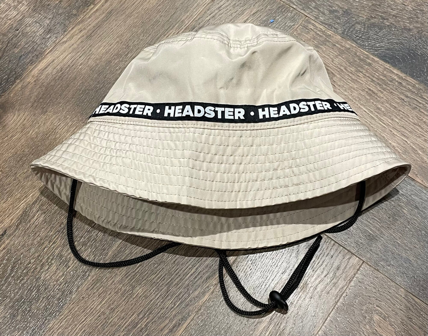 Beige  Headster Bucket Hat, Medium