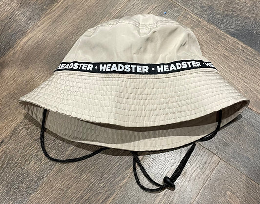 Beige  Headster Bucket Hat, Medium