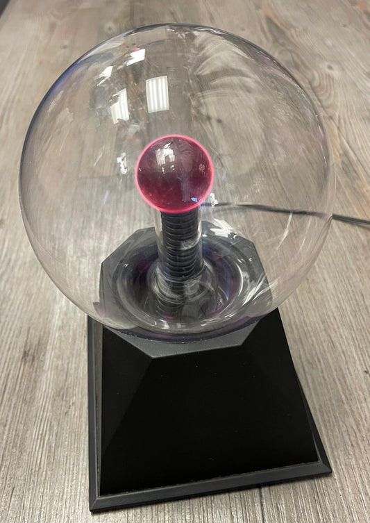 Black/cl  Plasma Ball Light, Pre-owned