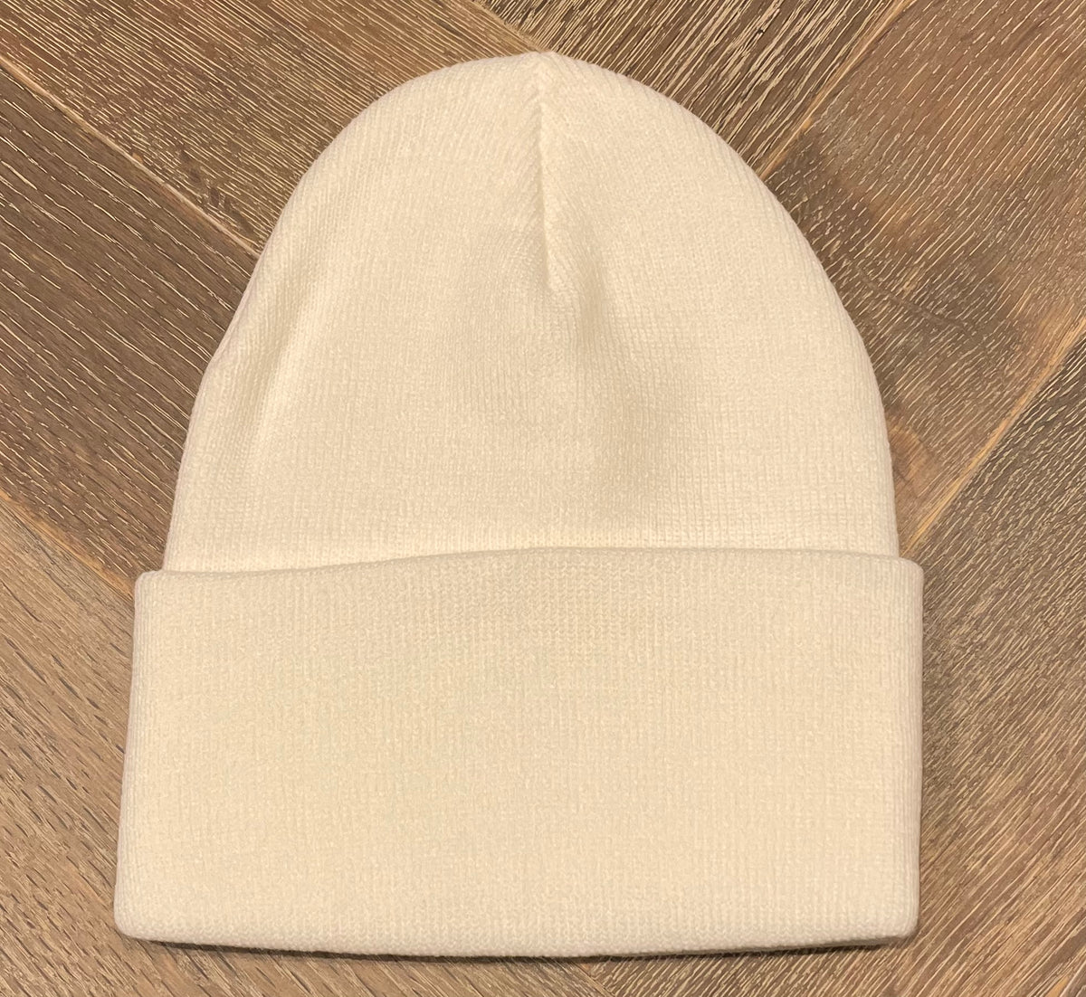 White  Knit Beanie - NEW!, 8Y+