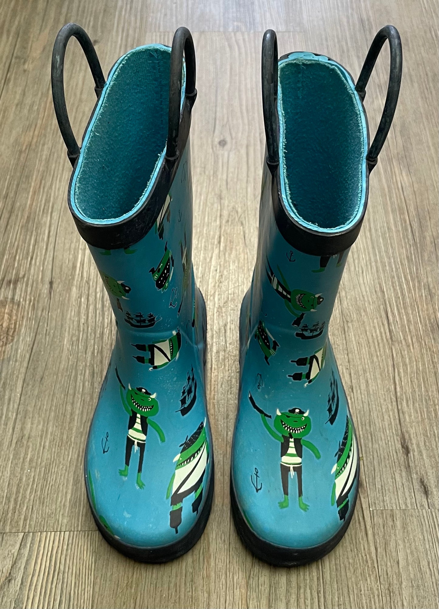 Blue  Carters Rain Boots, 8T