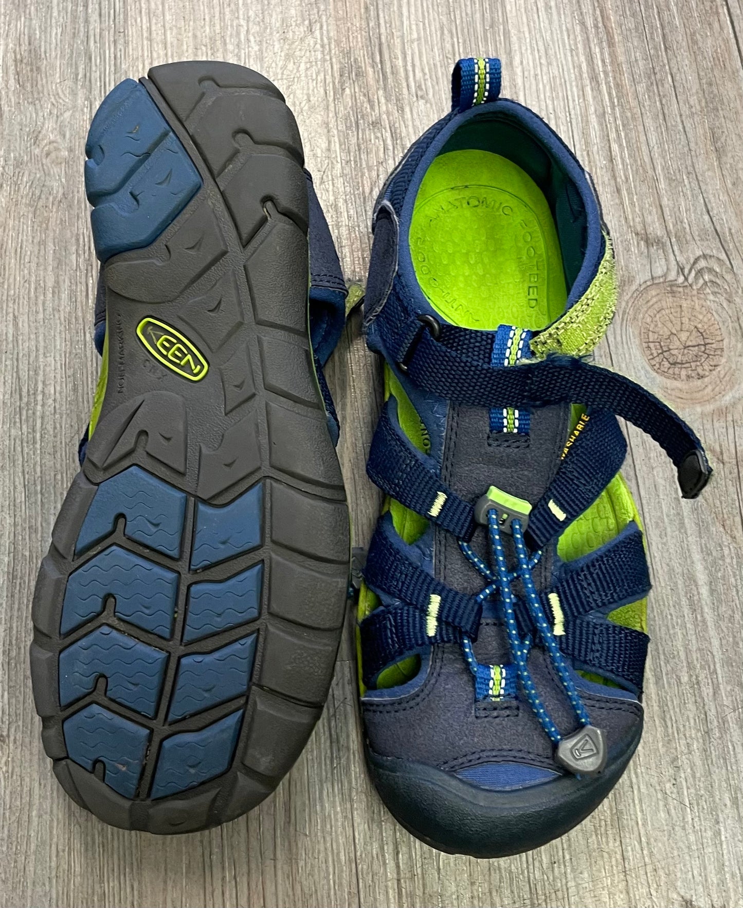Navy  Keen Sandals, 4Y