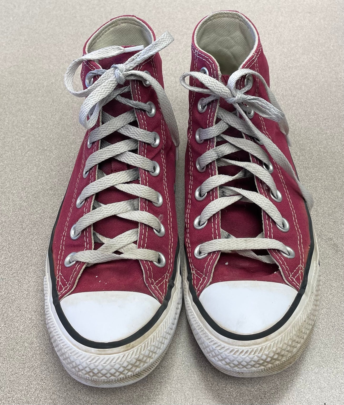 Fuchsia  Converse Hightop Shoes, 7Y