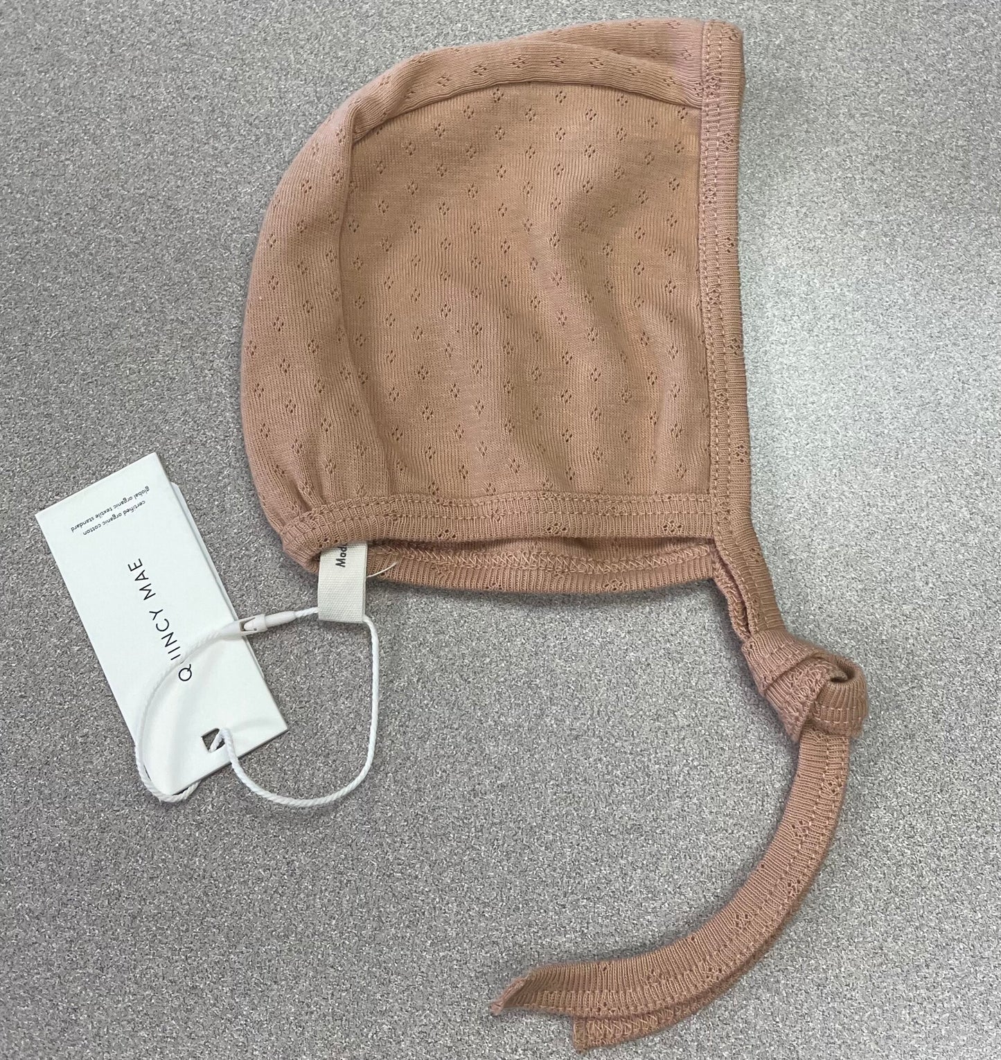 Melon  Quincy Mae Baby Bonnet, 3-6M