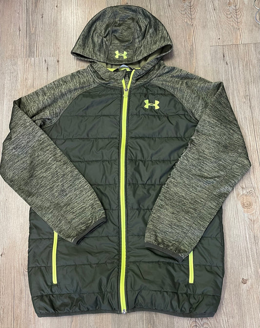 Green  Under Armour Puffer Hoodi, 18Y
