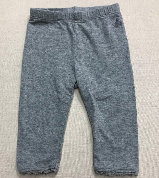 Grey  Baby Gap Legging, 3-6M