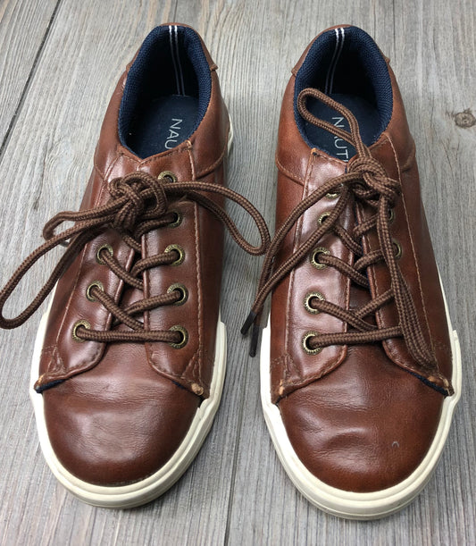 Brown  Nautica Lace Up Shoes, 13Y