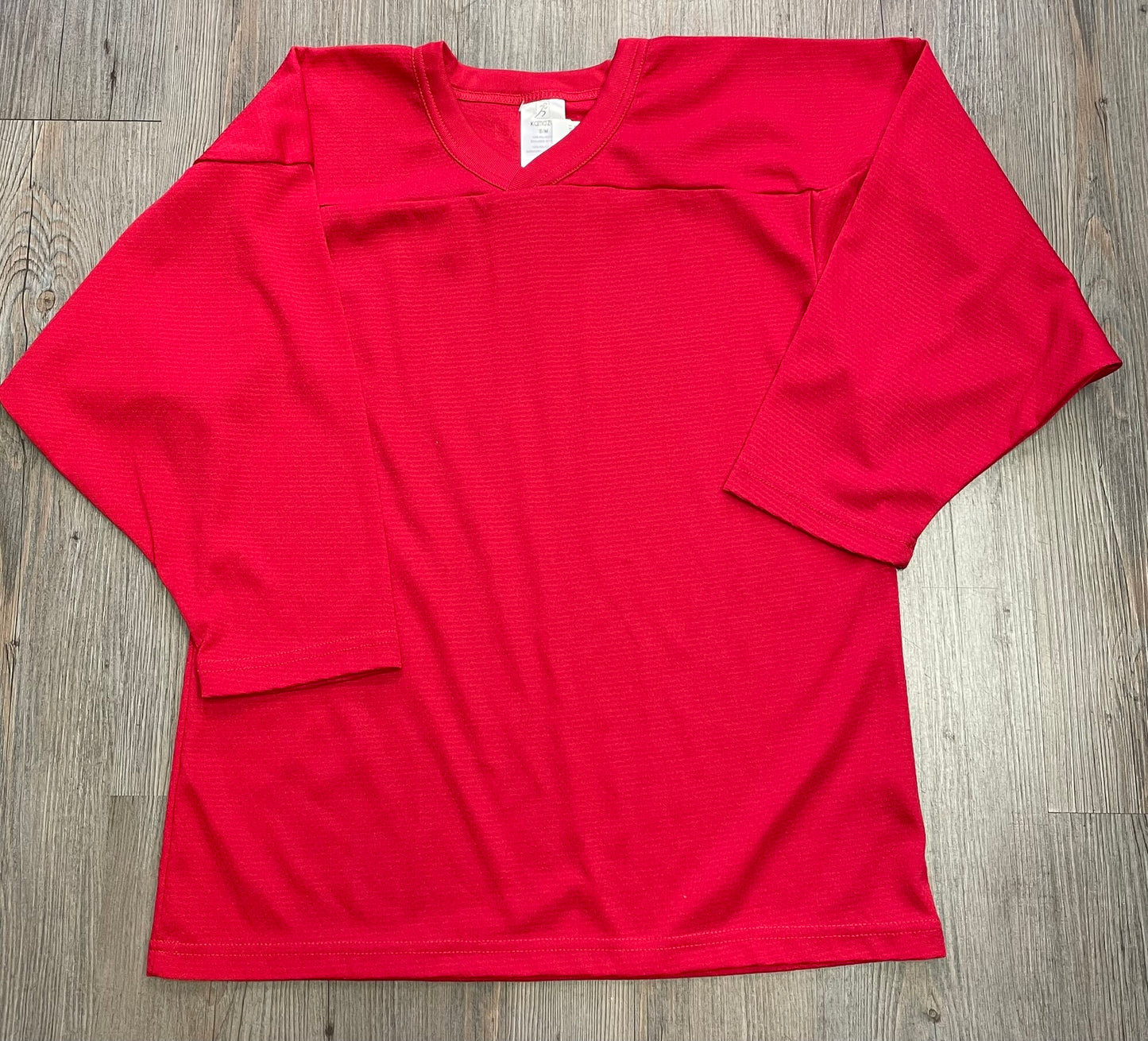 Red  Kamazu Hockey Shirt LS, 9-10Y