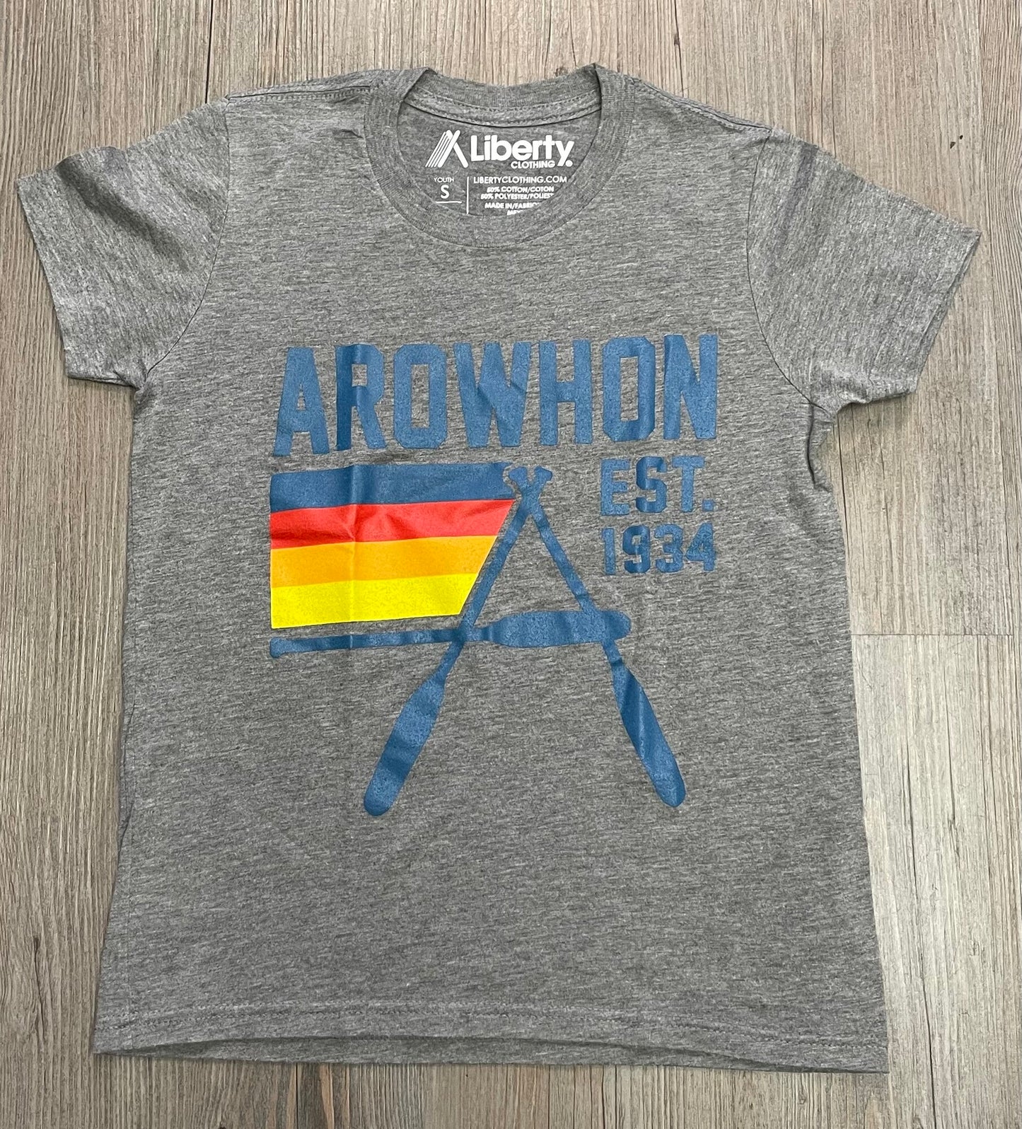 Grey  Arowhon Tee Shirt, 10Y