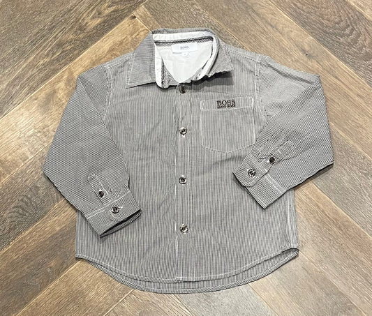 Brown  Hugo Boss Shirt LS, 3Y