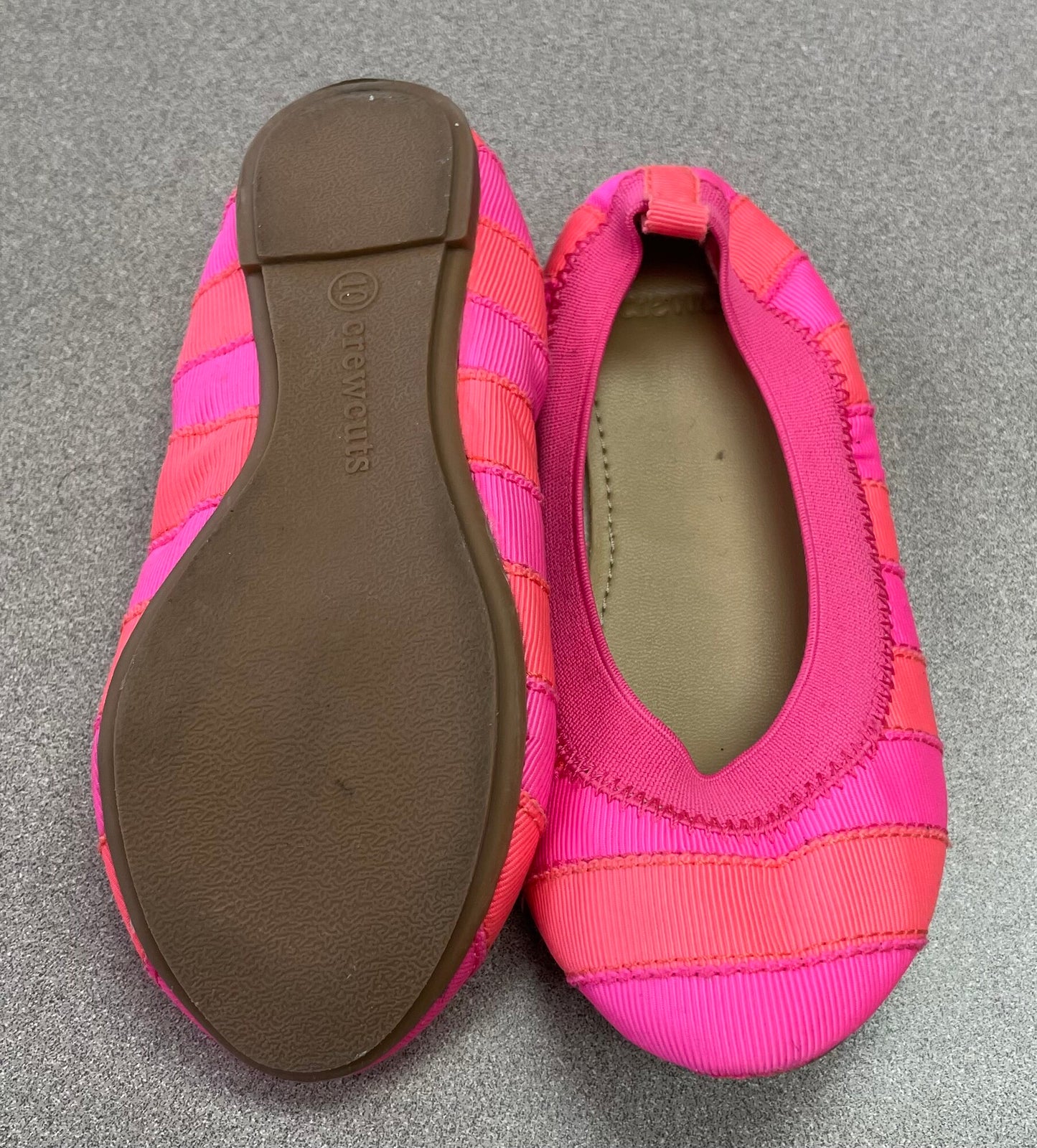 Pink/ora  Crewcuts Slip On Shoes, 10T