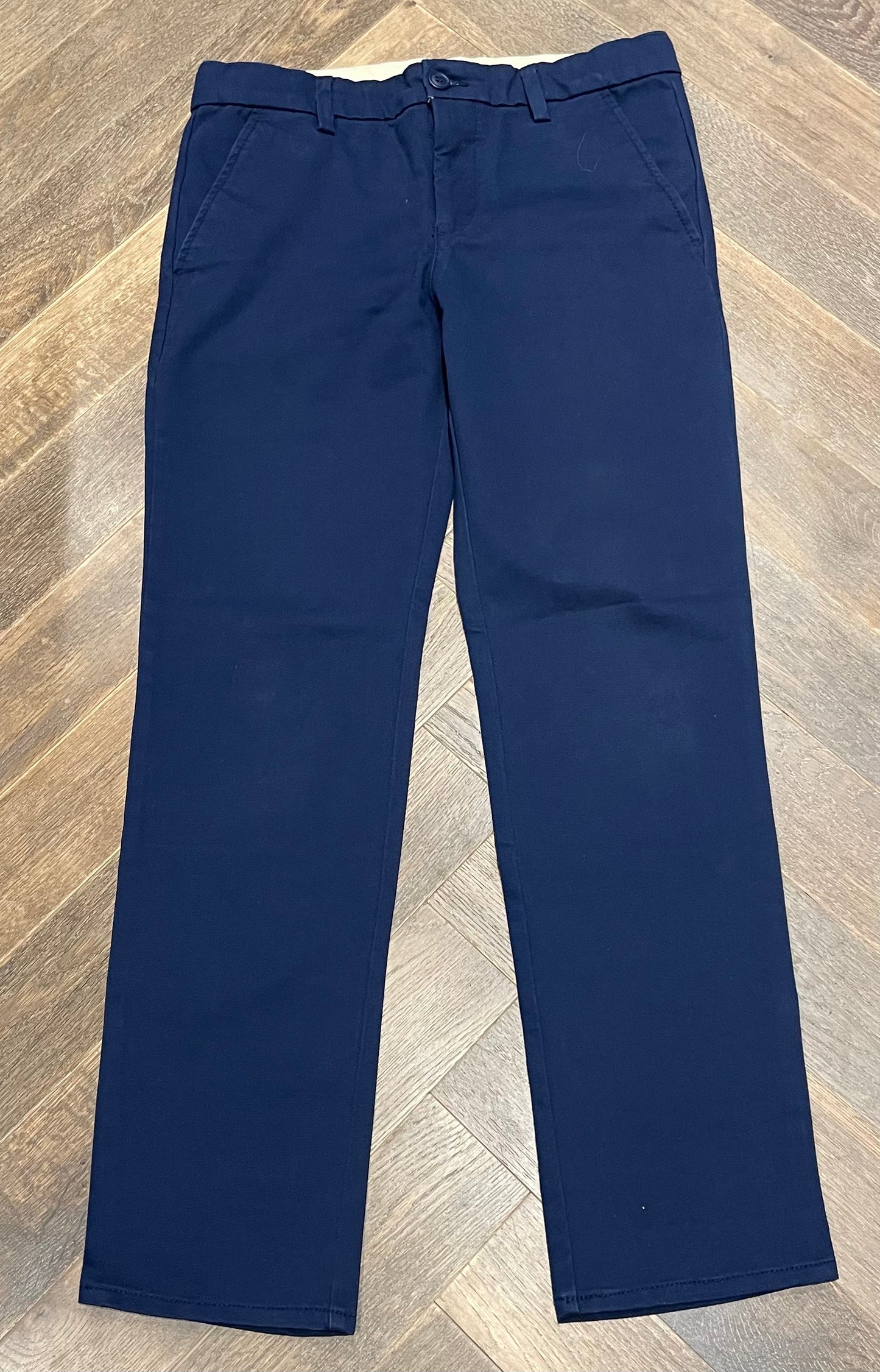 Navy  Gap Khaki Pants, 14Y
