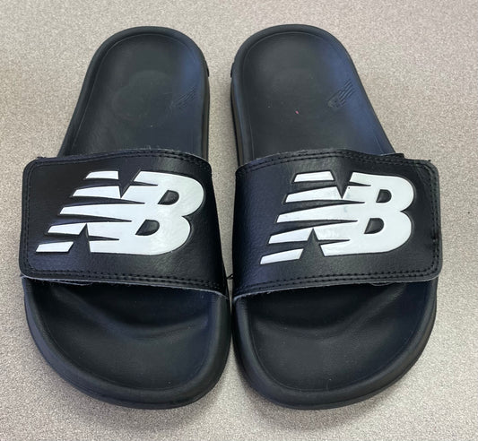 Black  New Balance Slides, 13Y