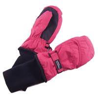 Pink  Snowstoppers Nylon Mitten, Age 4-8Y
