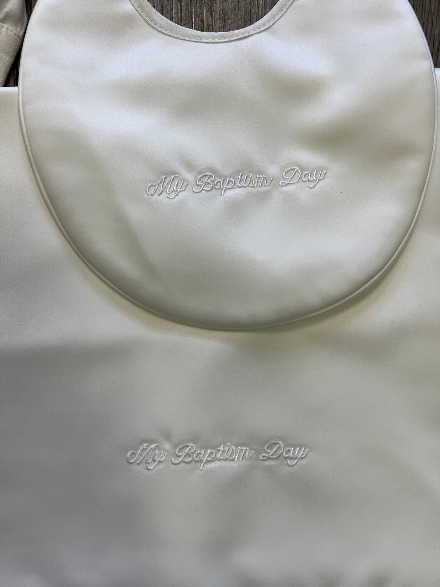 Cream  Bimbalo Baptism Set, 6M