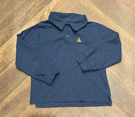 Blue  Gap LS Polo, 4Y