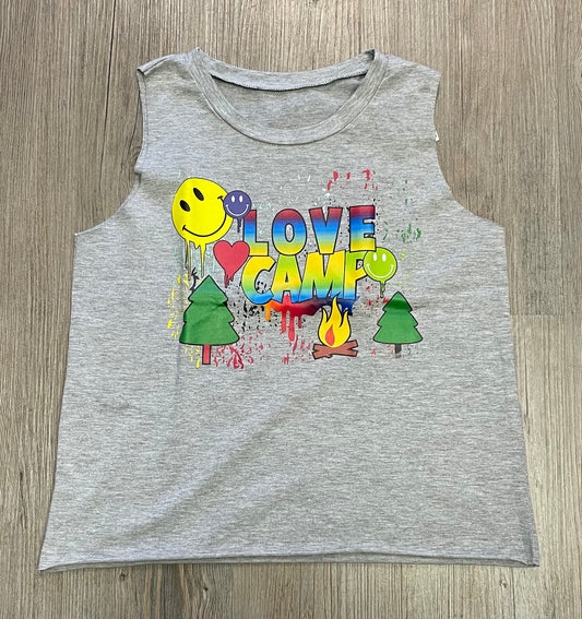 Grey  Rock Candy Tank Top, 10Y