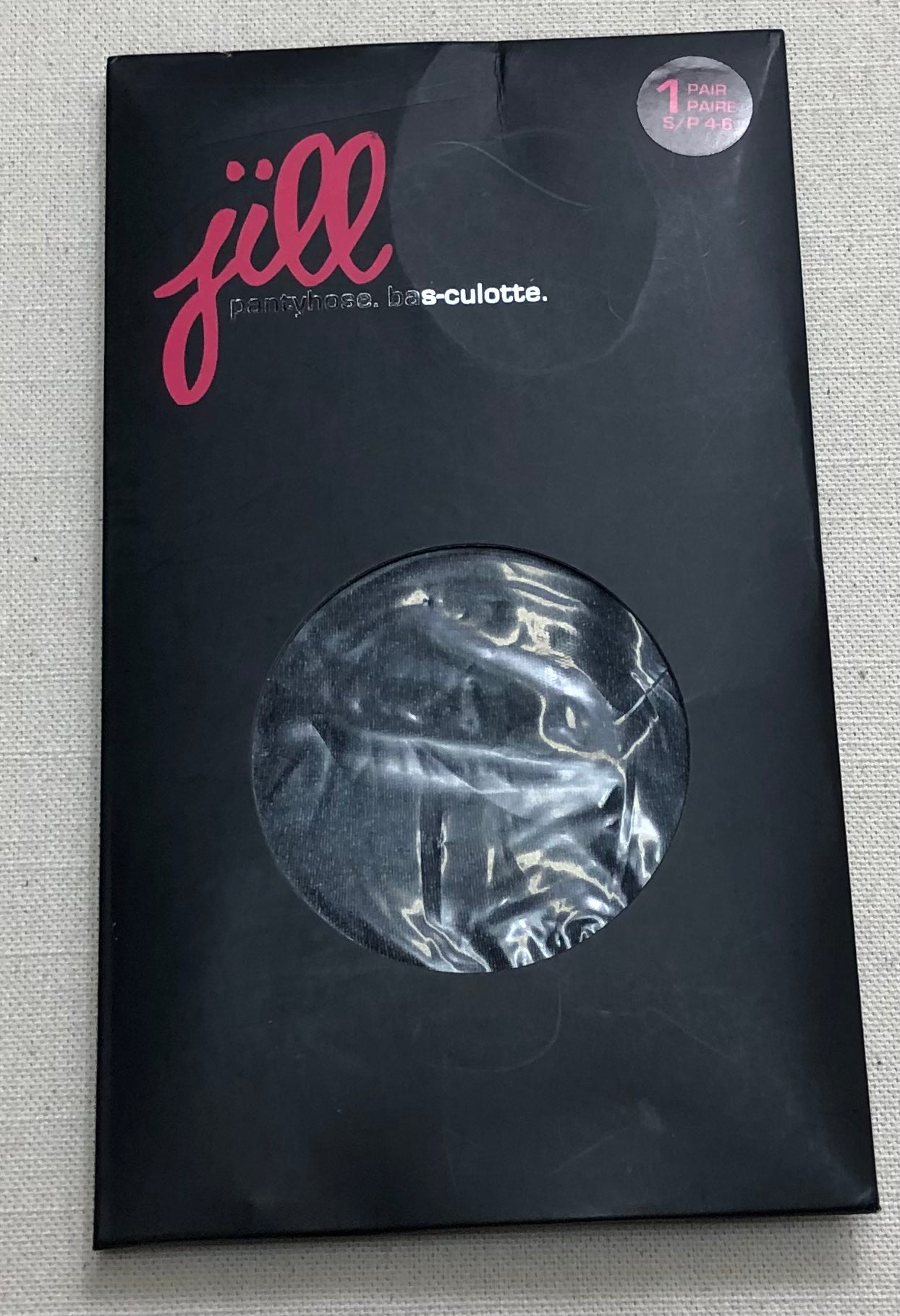 Black  Jill Pantyhose Tights, 4-6Y