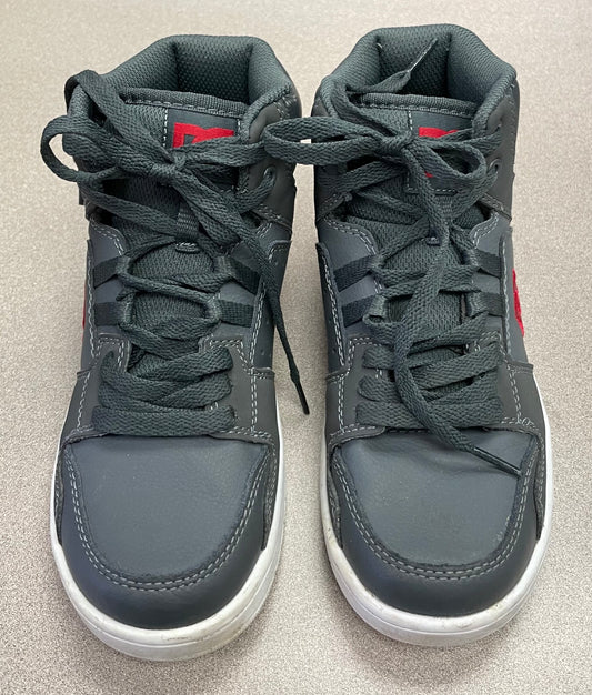 Grey/red  DC Hightop Shoes, 3Y