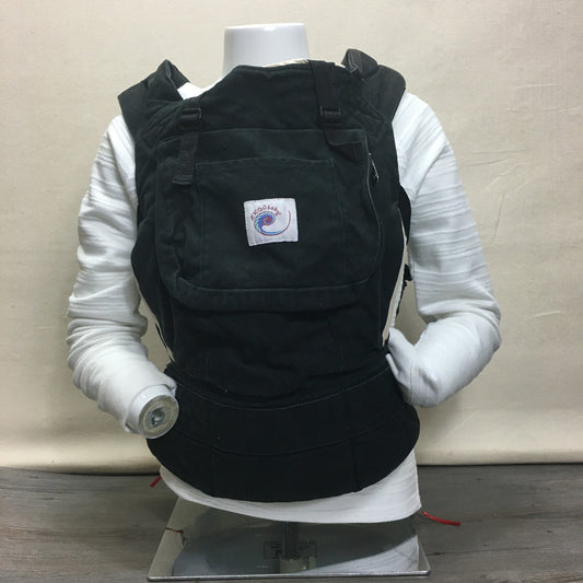 Black/Cr  Ergo Baby Carrier 3 Posit, 15-40lbs