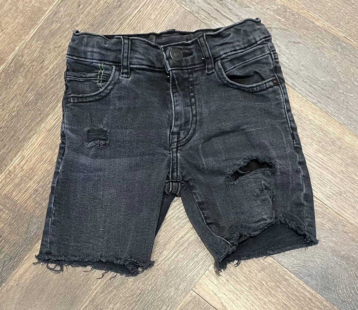 Black  Zara Denim Shorts, 6Y