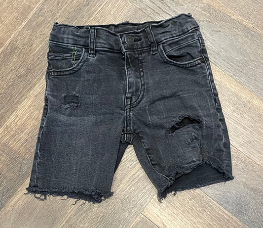 Black  Zara Denim Shorts, 6Y