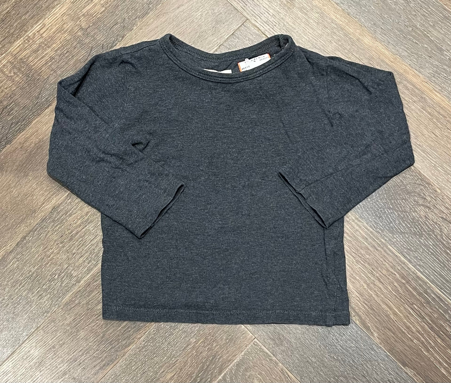 Grey  Mini Mioche LS Tee, 3Y