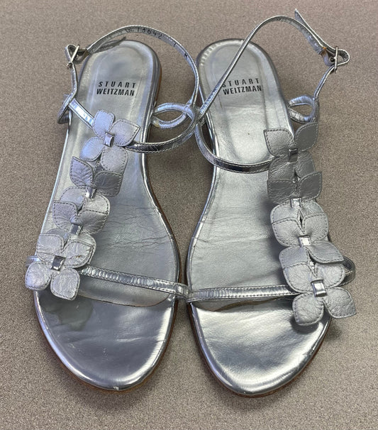 Silver  Stuart Weitzman Sandals, 7Y