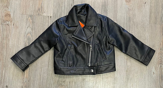 Black  Joe Fresh Leather Jacket, 12M