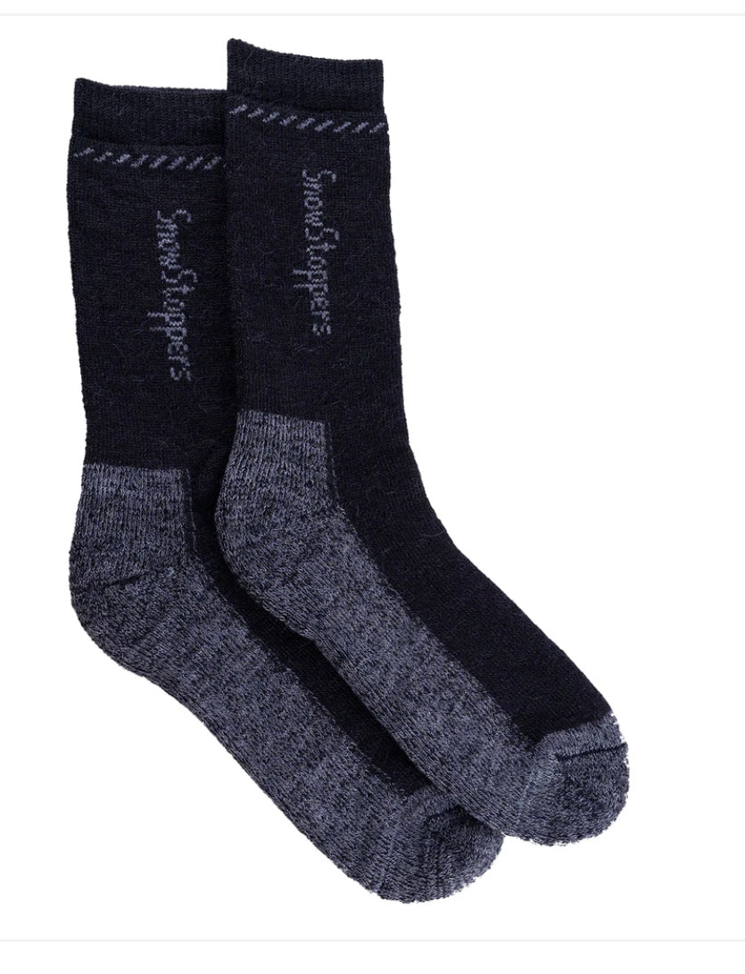 Black  Alpaca Socks NEW, Shoe12-3