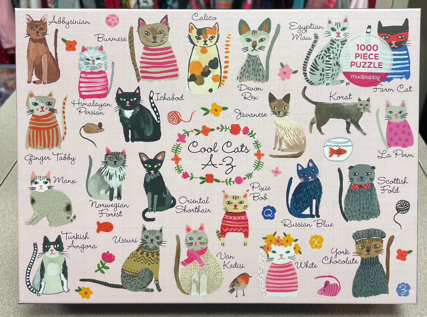 Multi  Cool Cats A-Z Puzzle, NEW